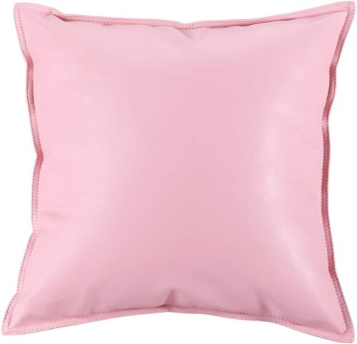 PU Pillow Cover Pink